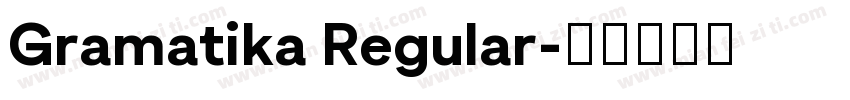 Gramatika Regular字体转换